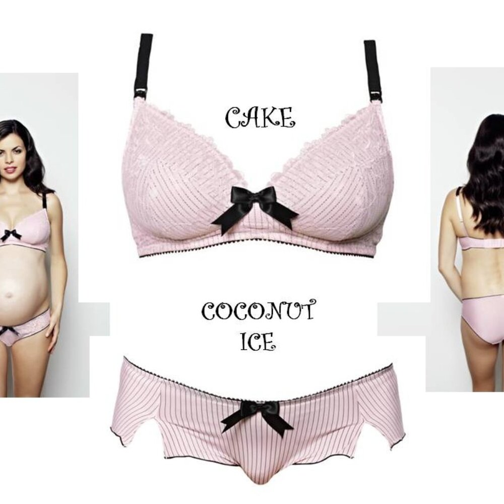 *NEW* Cake Lingerie – Maternity Brief (Coconut Ice Collection)